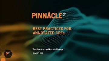 Best Practices for Annotated CRFs