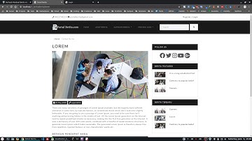 Video Demo Preview Project Membuat Website Portal Berita REMAKE 2020