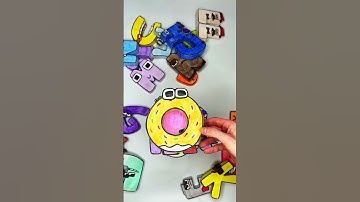 REVERSE TOWER SPANISH Paper Alphabet Lore Z - K #shorts #alphabetlore