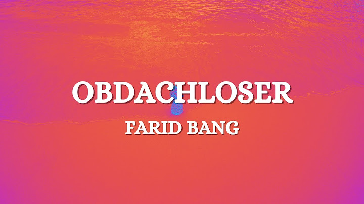 FARID BANG - OBDACHLOSER (Lyrics)