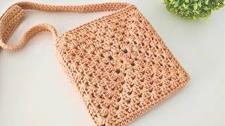Bolso Tejido A Crochet Ganchillo Bolso Granny Tutorial Paso A Paso