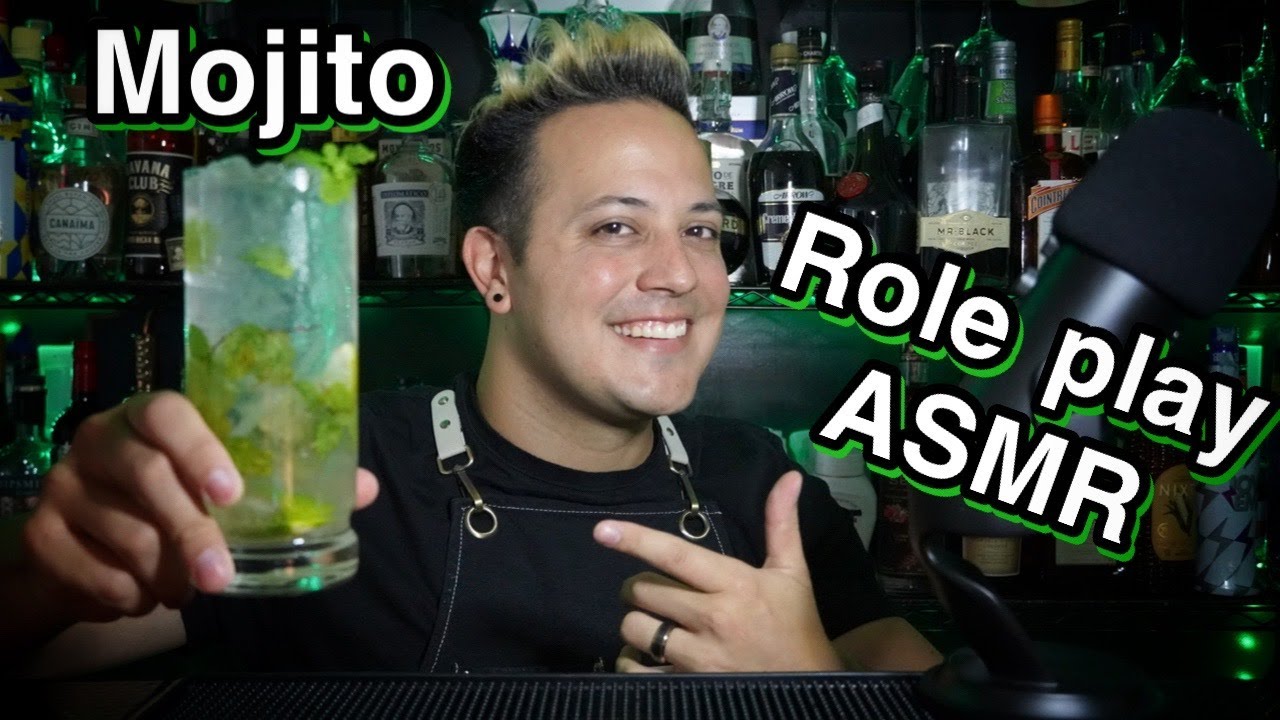COMO atender el bar 🎙 ASMR role-play Bartender Mojito