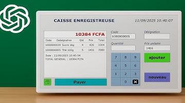 Créer une caisse enregistreuse avec Excel et ChatGPT (Tutoriel complet)