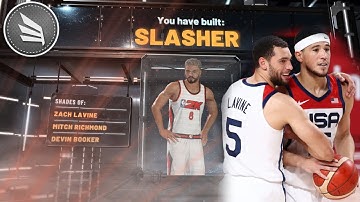 THE BEST SLASHER BUILD ON CURRENT GEN! | GREEN FROM 3, POSTER, TAKE ANKLES | NBA 2K22 CURRENT GEN