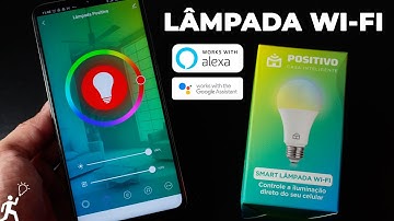 SMART LÂMPADA WI-FI POSITIVO CASA INTELIGENTE RGB ALEXA