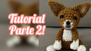 Chihuahua Crochet Tutorial Part 2. Spanish Voice/English Subtitles