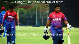 Nepal won't dilute ODI Standard leval| |first Time odi status |Congratulation Nepalese Cricket |