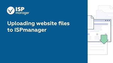 Uploading website files to ISPmanager