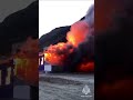 В Дагестане сгорел спортзал. Пострадавших нет / С. Агвали, Цумадинский район
