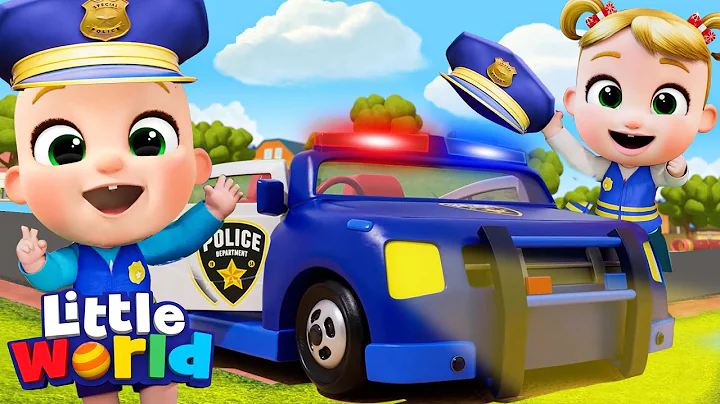 Police Car Song | Kids Songs & Nursery Rhymes by Little World