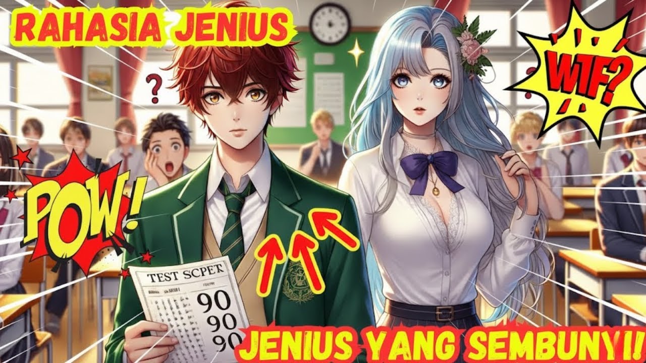 Pura-pura JADI CUPU Untuk Sembunyi Siapa Sangka Ujian OLYMPIAD Bongkar Identitas GENIUS-nya | Manhwa