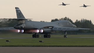 Celebrity B1 bombers launch for NATO exercises, emergency declared on return 🚨 Net Worth