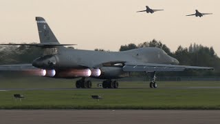 B1 bombers launch for NATO exercises, emergency declared on return 🚨