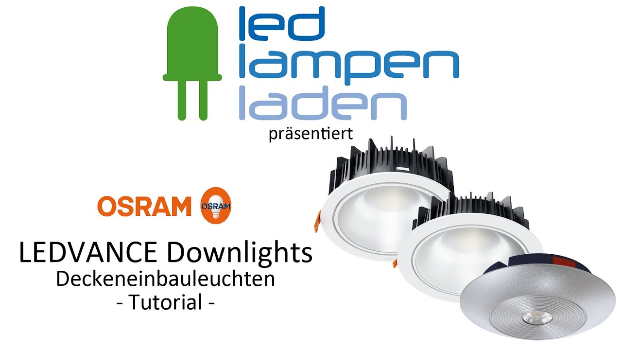 OSRAM LED Lampen OSRAM LEDVANCE DOWNLIGHT OSRAM LED Lampen OSRAM LEDVANCE DOWNLIGHT