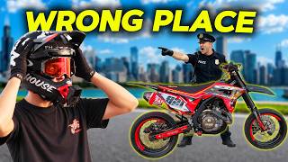 I Took My Dirt Bike Into the City...