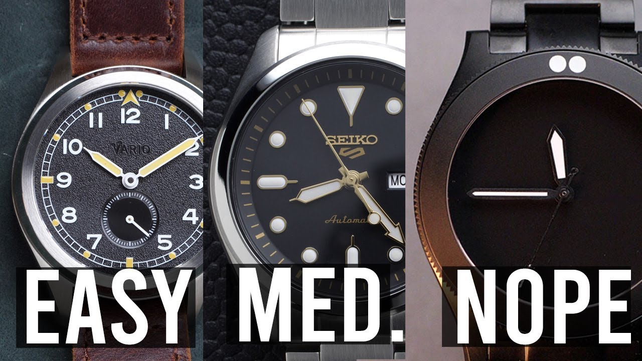 Which is the Most legible? 5 Different Dial Layouts Tested - YouTube