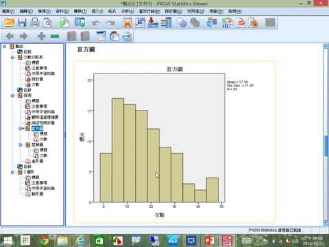 Spss敘述統計 點圖 直方圖 莖葉圖與盒形圖 Youtube