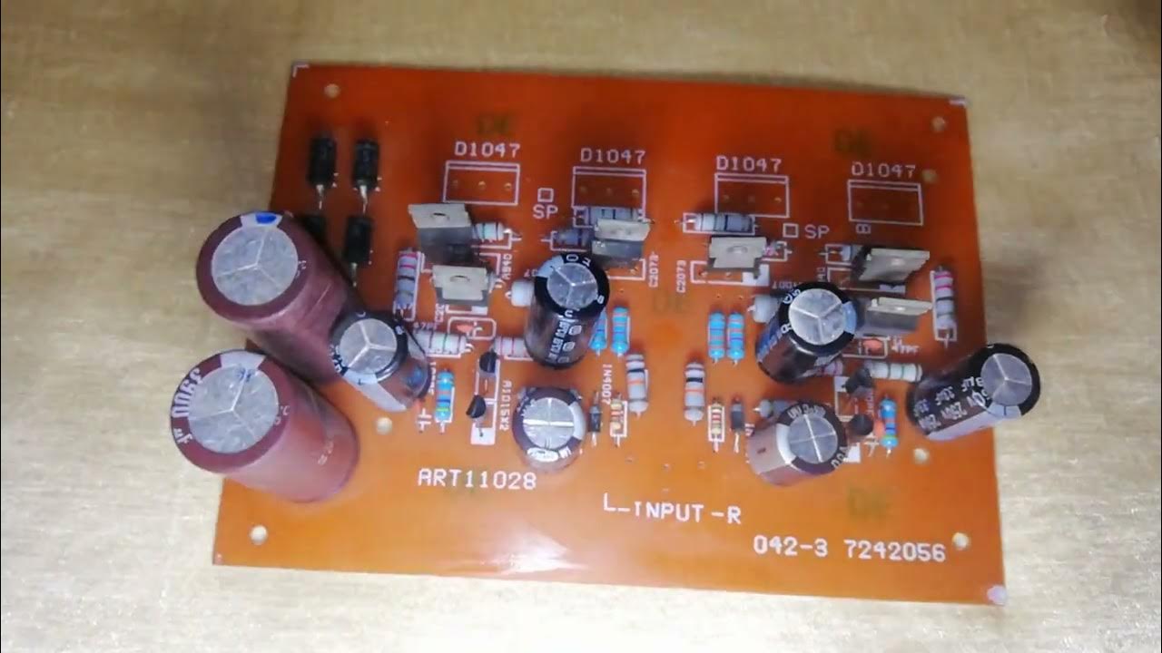 D1047 100watt amplifier circuit// imran electornic imran - YouTube