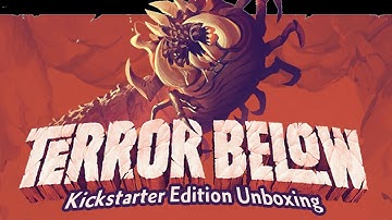 Terror Below Boardgame Unboxing