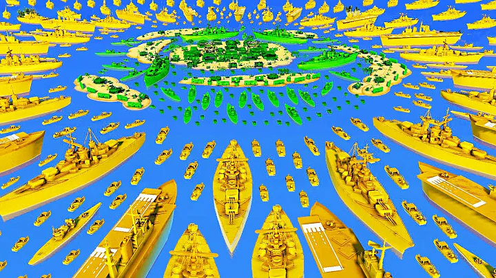 Largest Siege Invasion of ARMY MEN ISLAND Ever! - Attack on Toys