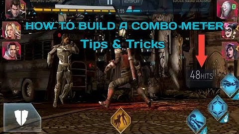 Injustice 2 Mobile. How to build the COMBO METER in the Arena