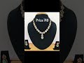 AD Stone Necklace Price# 749 Website: www.yuvathy.com