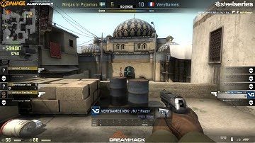 NiP vs VeryGames | Halbfinale, DreamHack Winter 2013 | de_dust2 Map 1