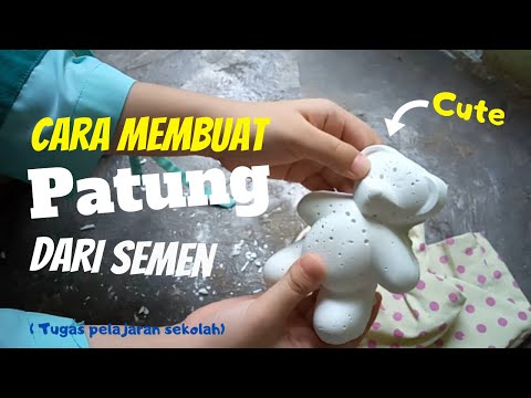 Membuat Patung dari Semen : Taman Aira#95