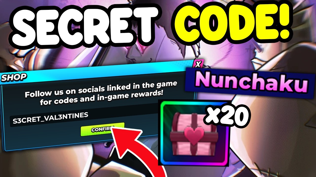 NEW* ALL WORKING VALENTINES CODES FOR HUNTY ZOMBIE Nunchaku +