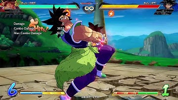 DBFZ DBS Broly Takes You To A Long Trip Solo Mid-Screen Start Double Super T.O.D Combo