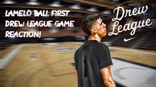 Lamelo Ball First Drew League Game Reaction!!! GOES OFF FOR 25 POINTS!