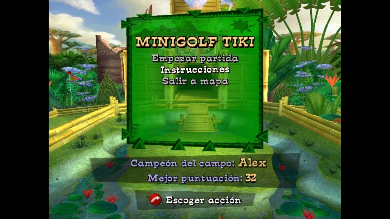 Madagascar El Videojuego - Golf Tiki - Instrucciones - YouTube
