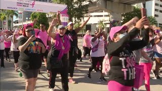 Breast Cancer awareness walk takes place in Miami