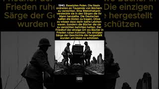 Sie versteckte verbotene Bücher in Särgen und die Deutschen halfen sie zu tragen ohne es zu wissen