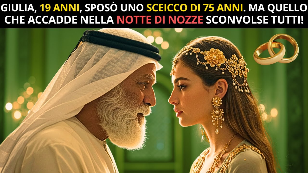 GIULIA, 19 ANNI, SPOSÒ UNO SCEICCO DI 75 ANNI. QUELLO CHE ACCADDE LA PRIMA NOTTE SCIOCCÒ TUTTI