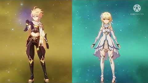 Aether vs Lumine Idle animations