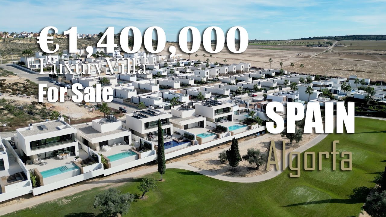 Роскошные виллы на Арубе в гольф-курорте La Finca, Альгорфа, Аликанте, Испания 🇪🇸 Недвижимость в ...