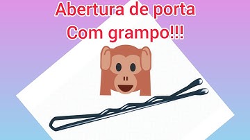 Abertura de porta com grampo! https://s.shopee.com.br/6VDuFoUxcN