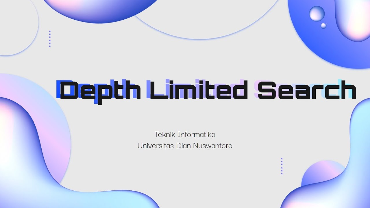 Depth Limited Search YouTube Depth Limited Search YouTube