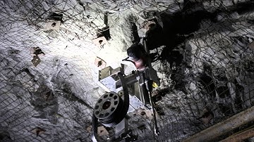 Underground Testing of the Hang-up Assessment and Removal Robot System