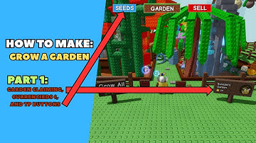 How To Make Grow A Garden in Roblox Studio! Part 1: Currencies, Garden Claiming, and TP Buttons