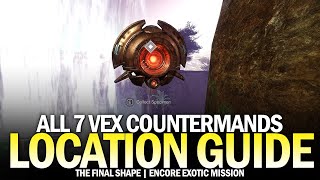 All 7 Vex Countermand in Encore Exotic Mission Location Guide (Identify Friend/Foe) [Destiny 2]