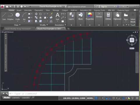 TC3-AutoCAD - Divide, Measure, Polar Array  (3/3)