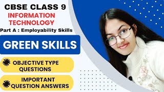 Green Skills Class 9 Important Questions | Class 9 Information Technology 402