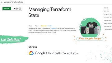 Managing Terraform State Lab Solution || GSP752 || Terraform Init Arcade || Free Google Swags