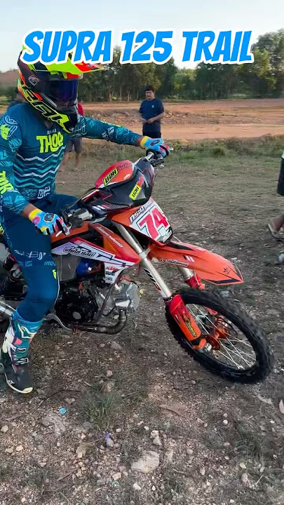 BASIC SUPRA 125 F1 MODIF PROPER TRAIL GRASS TRACK #trail #supra #honda
