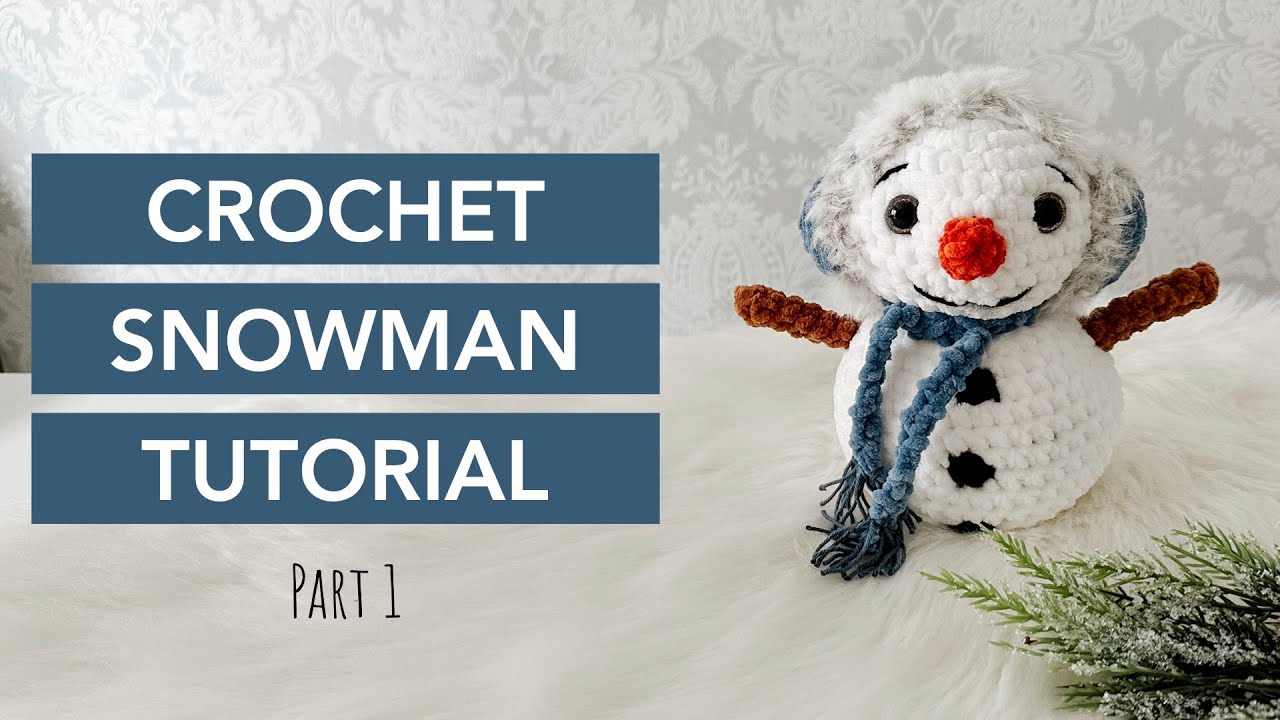 DIY Snowman Amigurumi Knit & Crochet Kit