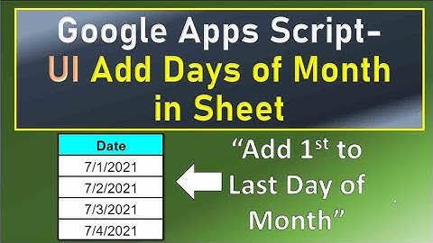 Google Apps Script Add Custom Menu Part 2