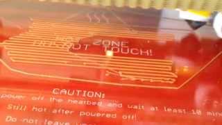 First time printing with support material on my own RepRap