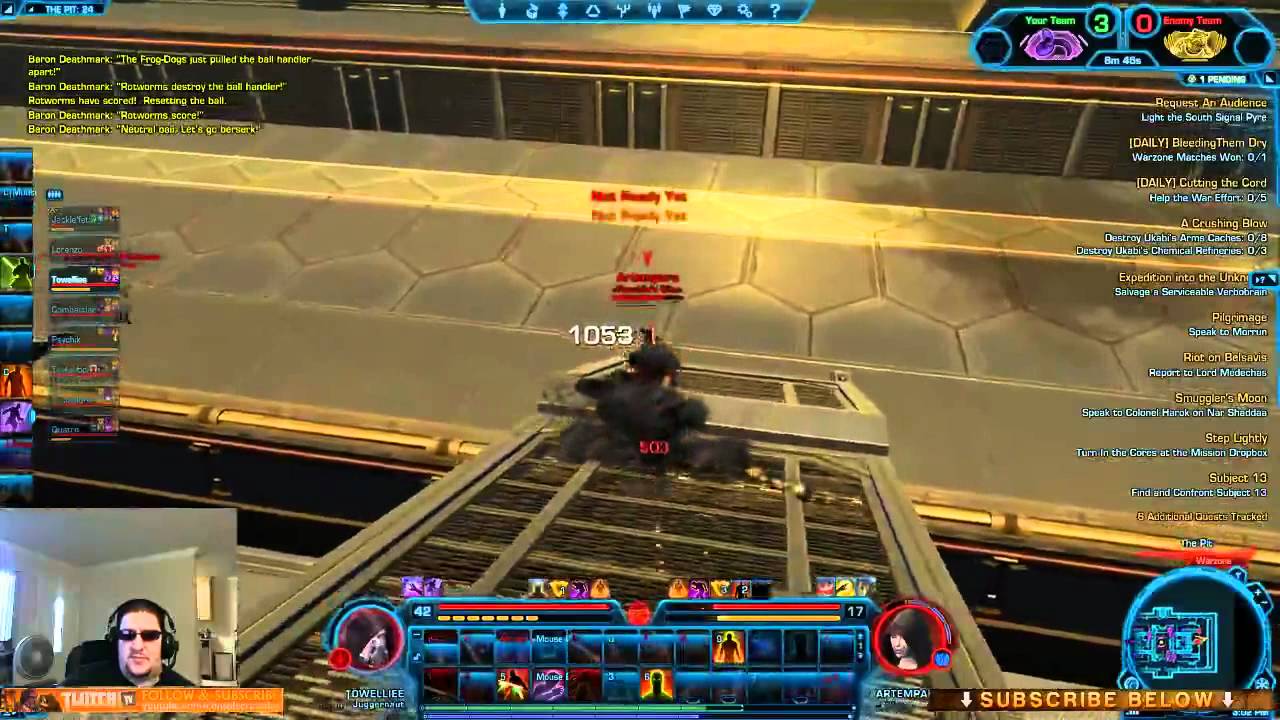 ★ SWTOR Tanking - Sith Warrior Vengeance Juggernaut PvP Part 2, ft. Towelliee